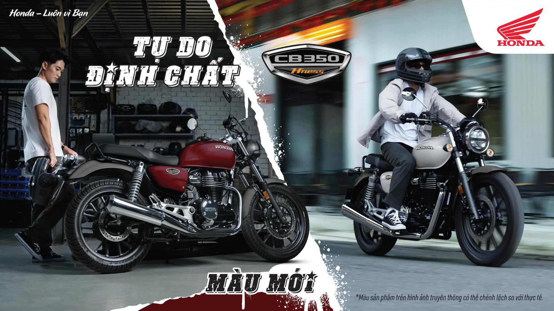 Honda Việt Nam giới thiệu mẫu xe CB350 H’ness với các màu sắc mới