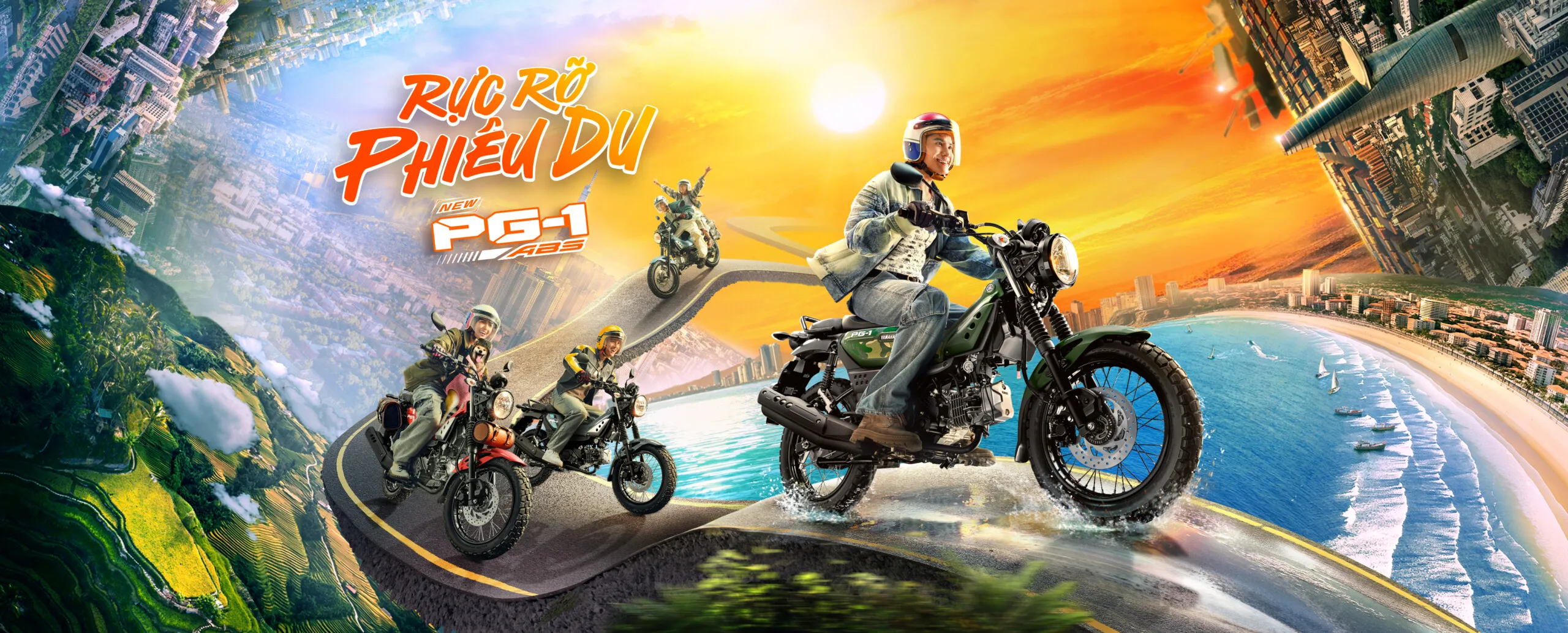 C&Ugrave;NG CH&Agrave;O Đ&Oacute;N SI&Ecirc;U PHẨM YAMAHA PG-1 ABS 2025 &ndash; RỰC RỠ PHI&Ecirc;U DU